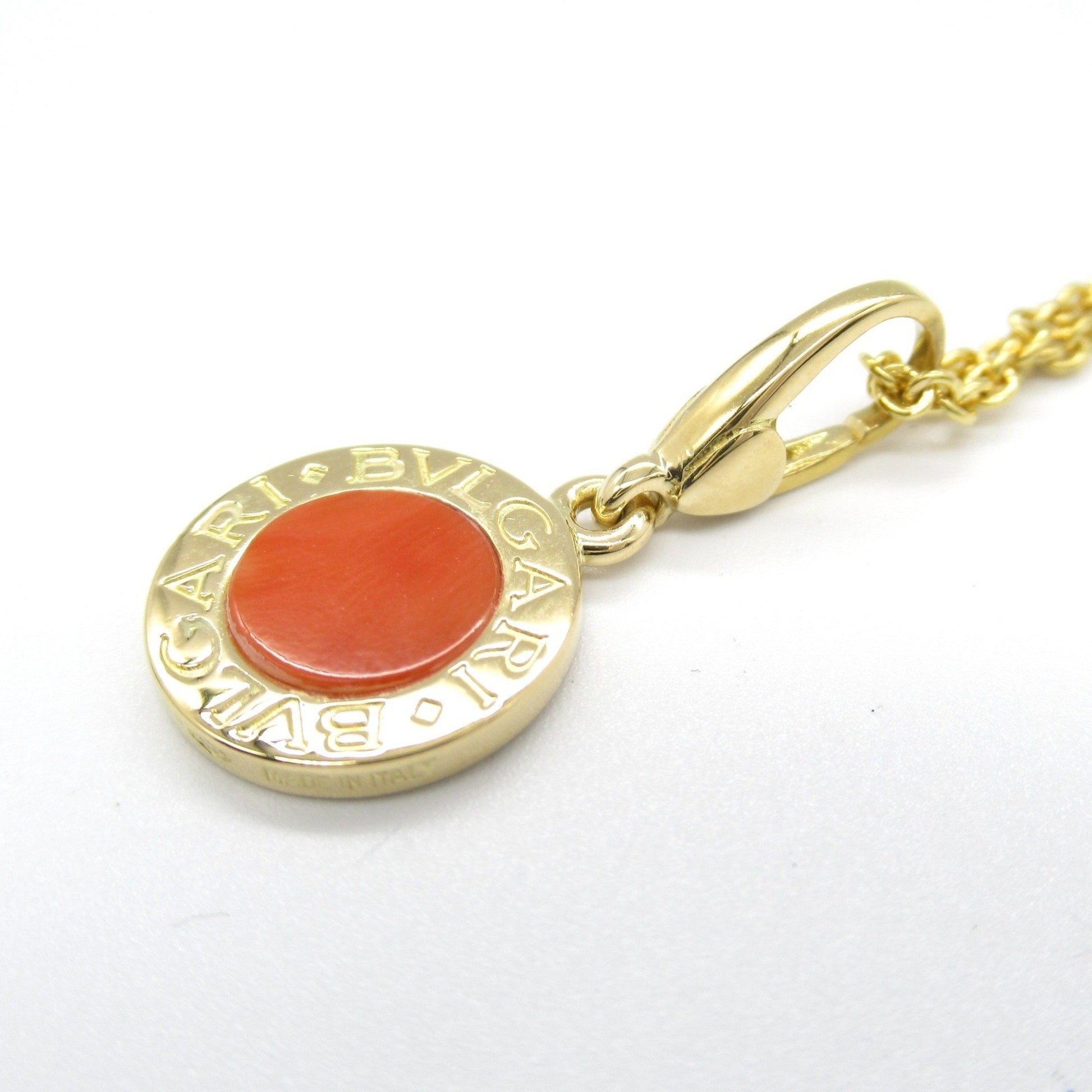 Bulgari Bvlgari bvlgari, Orange, Yellow Gold, necklace