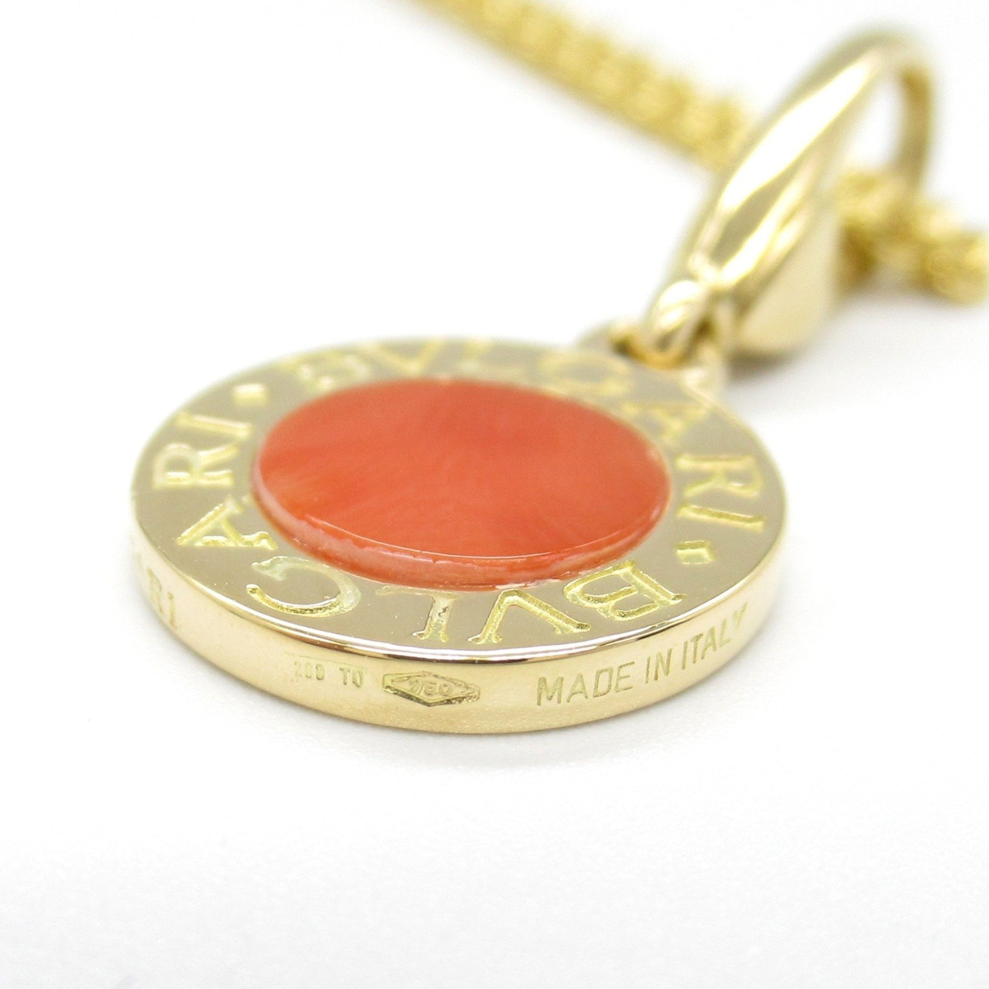 Bulgari Bvlgari bvlgari, Orange, Yellow Gold, necklace