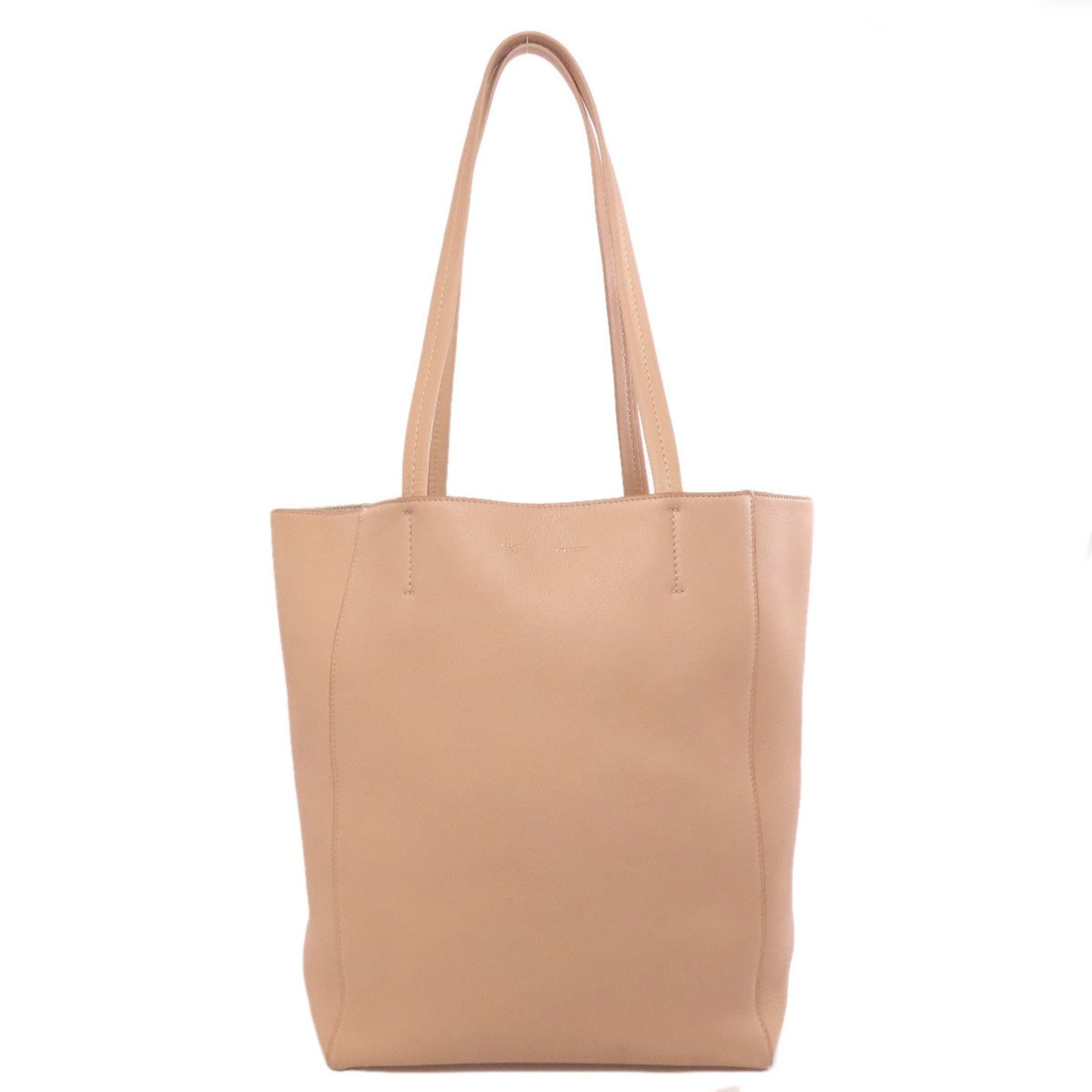 Céline Cabas, Pink, Leather, tote