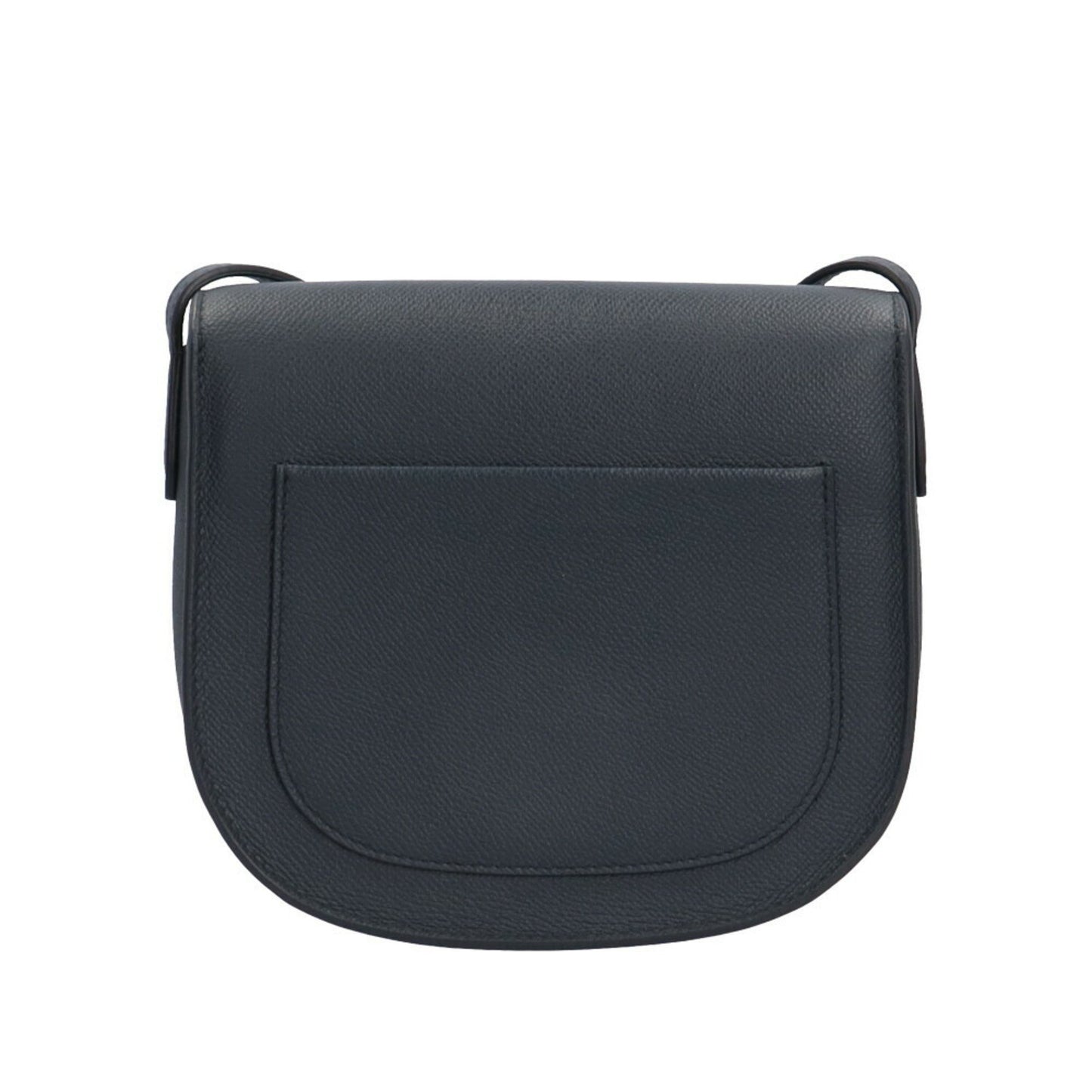 Céline Trotteur, Navy, Leather, shoulder