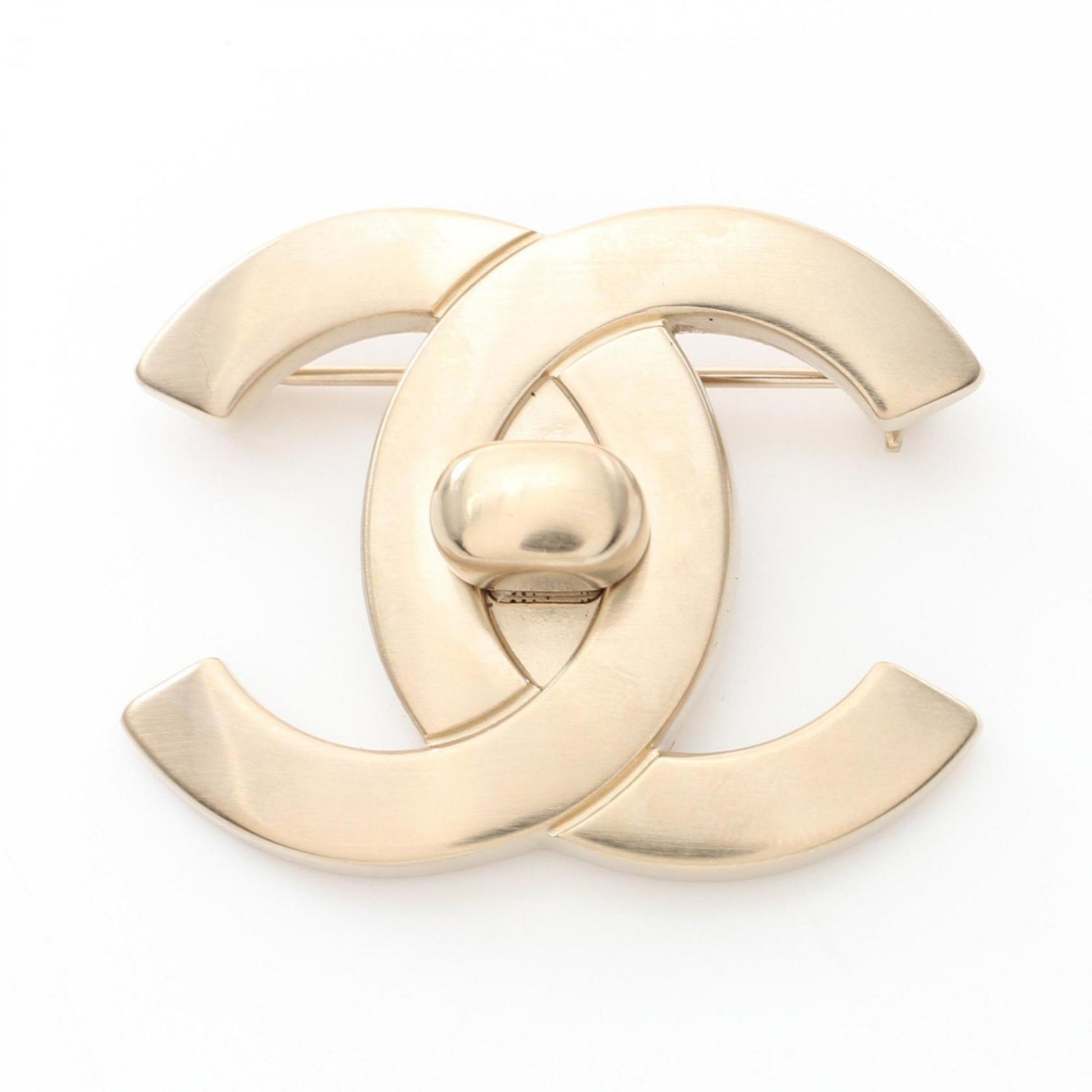 Chanel Coco Mark, Gold, Gold Plated, brooch