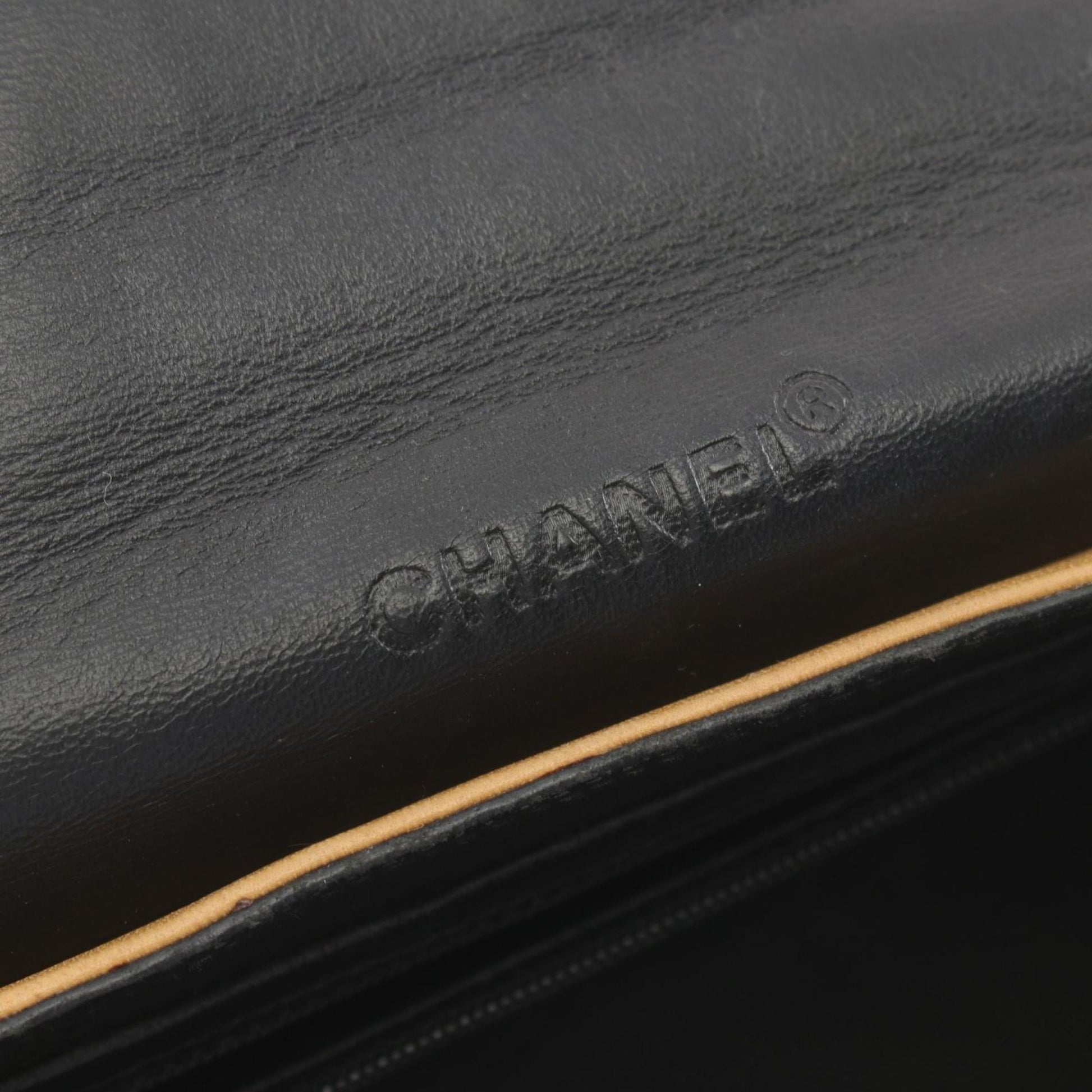 "Chanel 2,55", Beige, Leather, shoulder