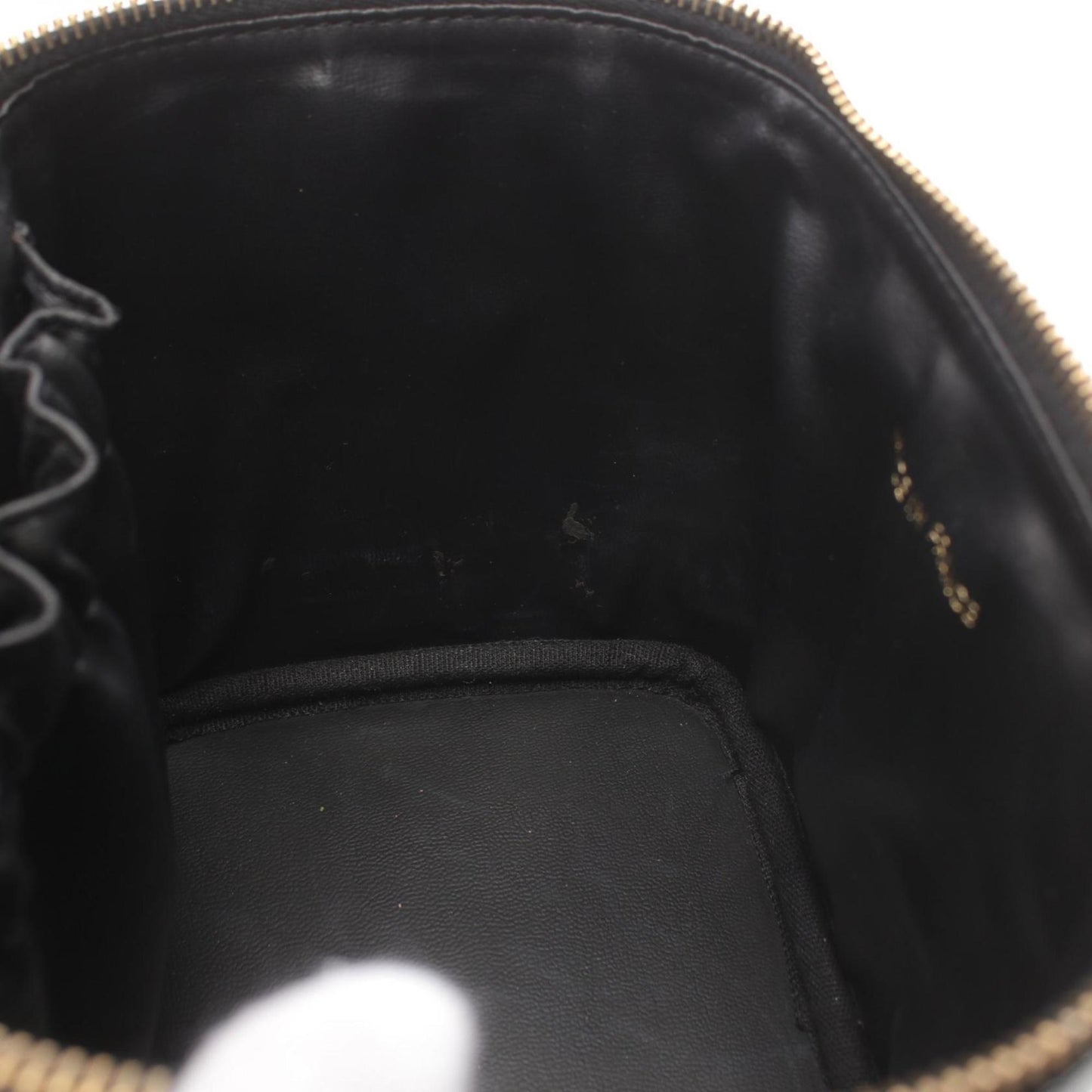 Chanel Vanity, Black, Leather, handbag