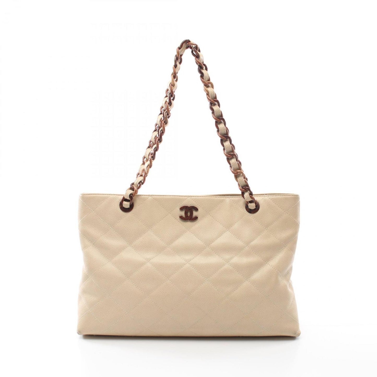 Chanel Cabas, Beige, Leather, tote