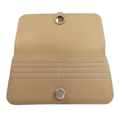 Hermès Dogon, Beige, Leather, wallet