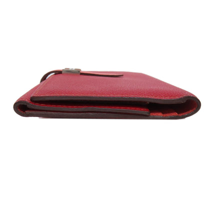 Hermès Béarn, Red, Leather, wallet