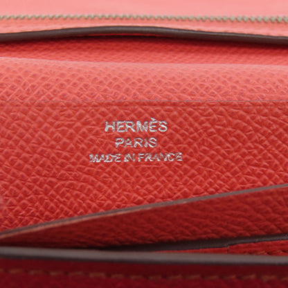 Hermès Béarn, Red, Leather, wallet
