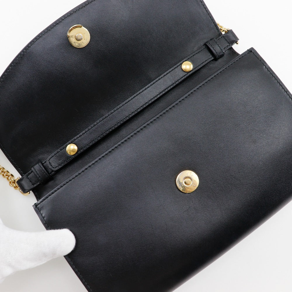 Gucci Zumi, Black, Leather, handbag