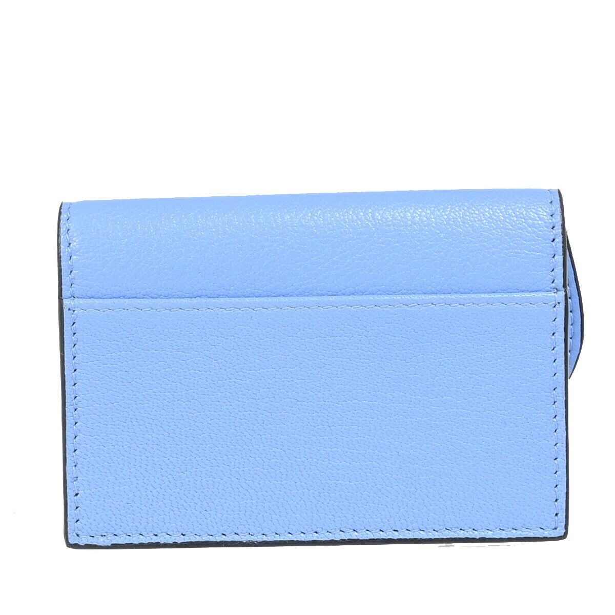 Christian Dior Dior Saddle Leather, Blue, Leather, Card Holder