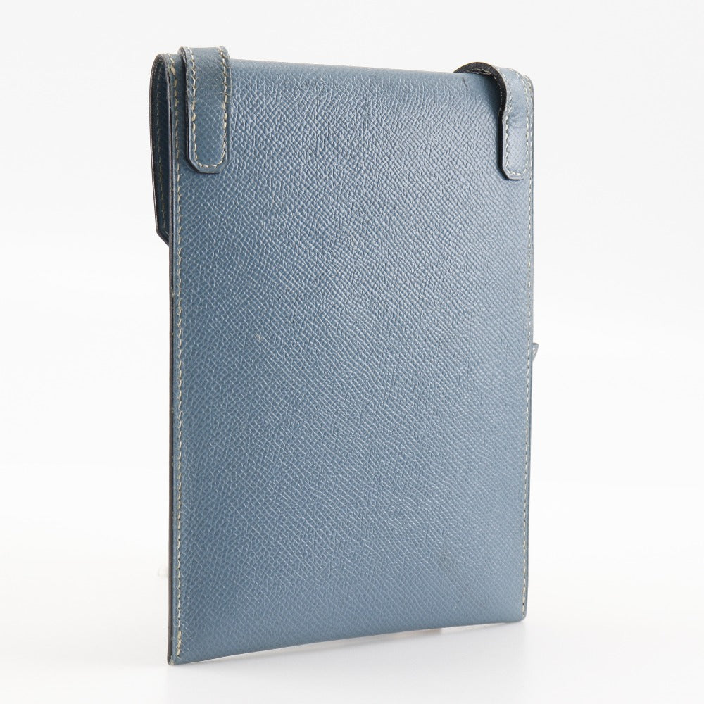 Hermès Amelie, Blue, Leather, shoulder