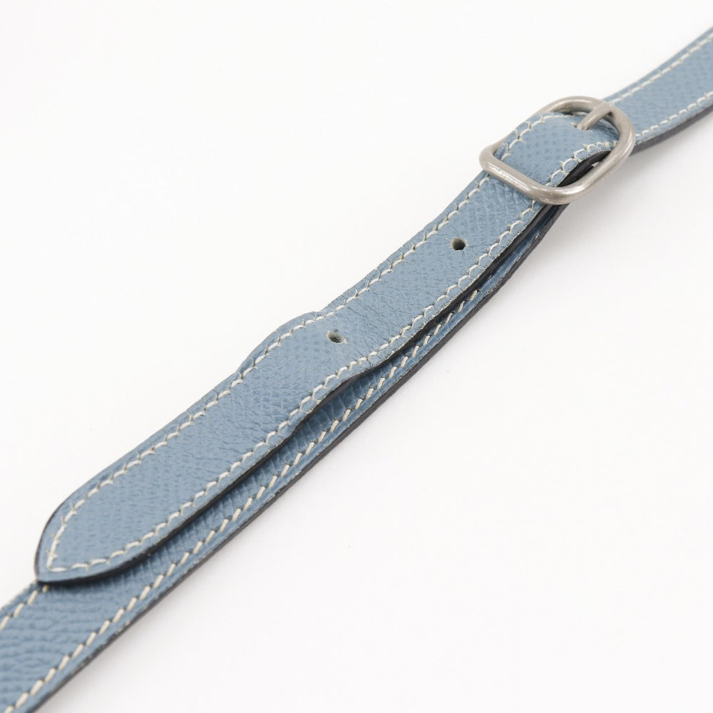 Hermès Amelie, Blue, Leather, shoulder