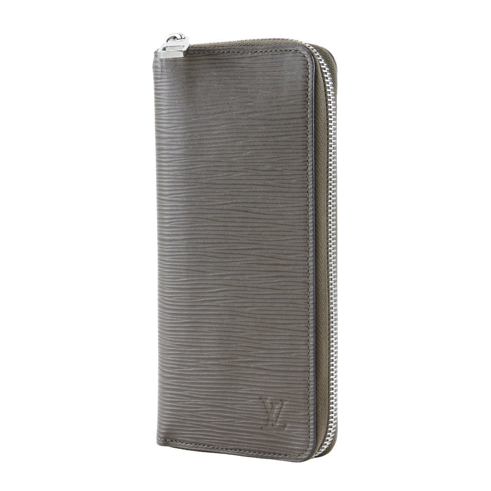 Louis Vuitton Zippy wallet, Grey, Leather, wallet