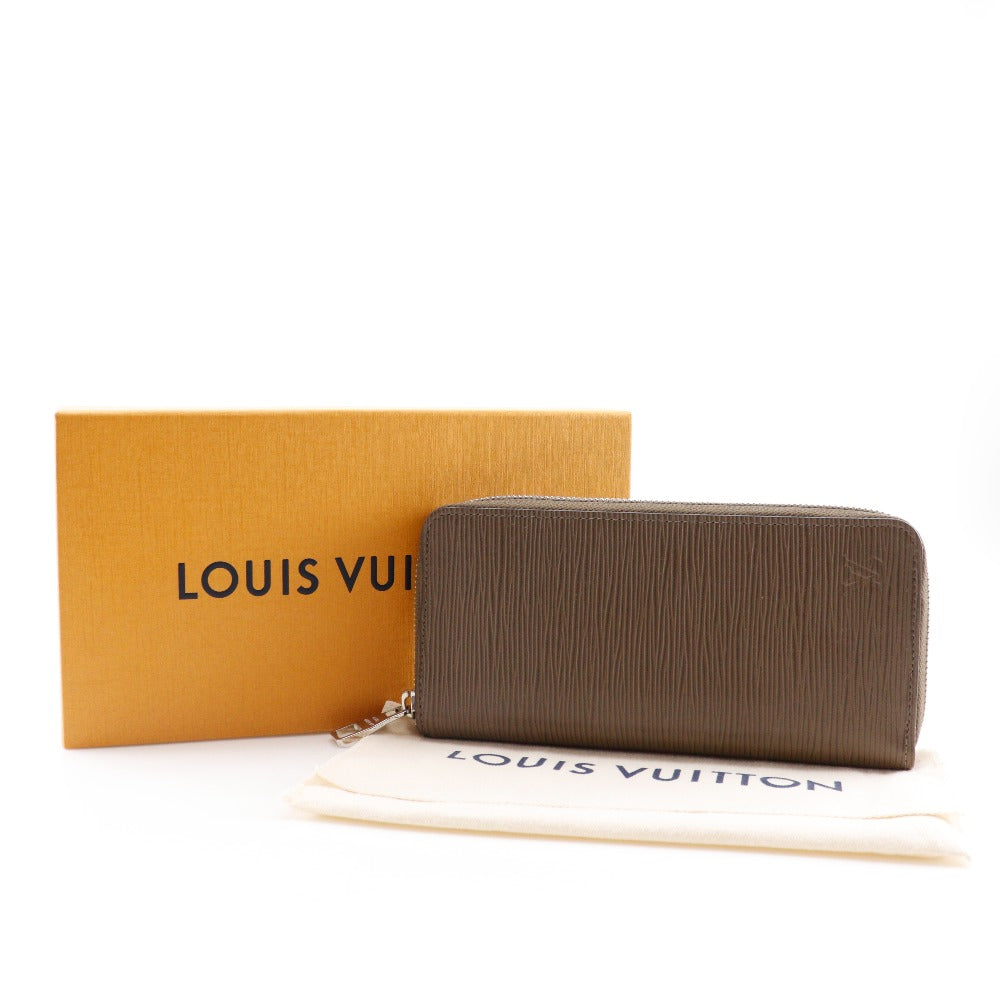 Louis Vuitton Zippy wallet, Grey, Leather, wallet