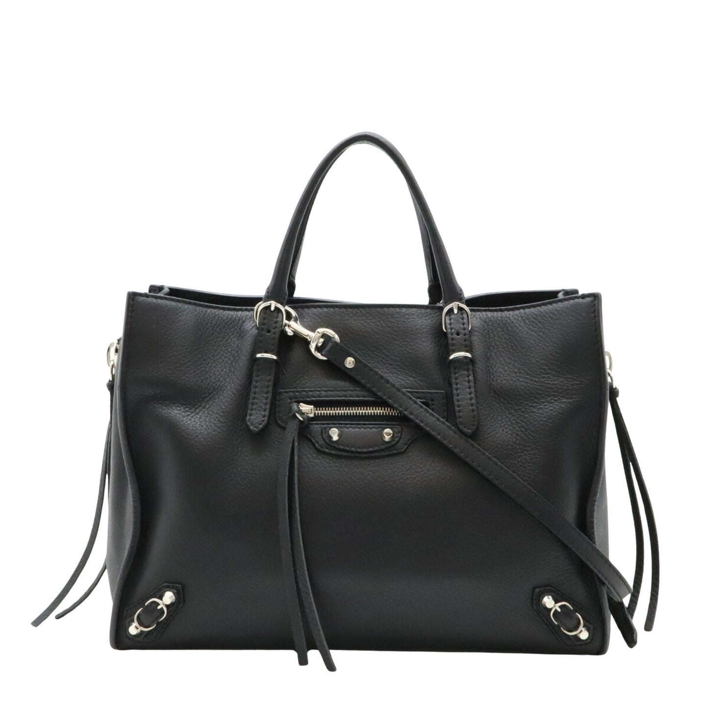 Balenciaga City, Black, Leather, handbag