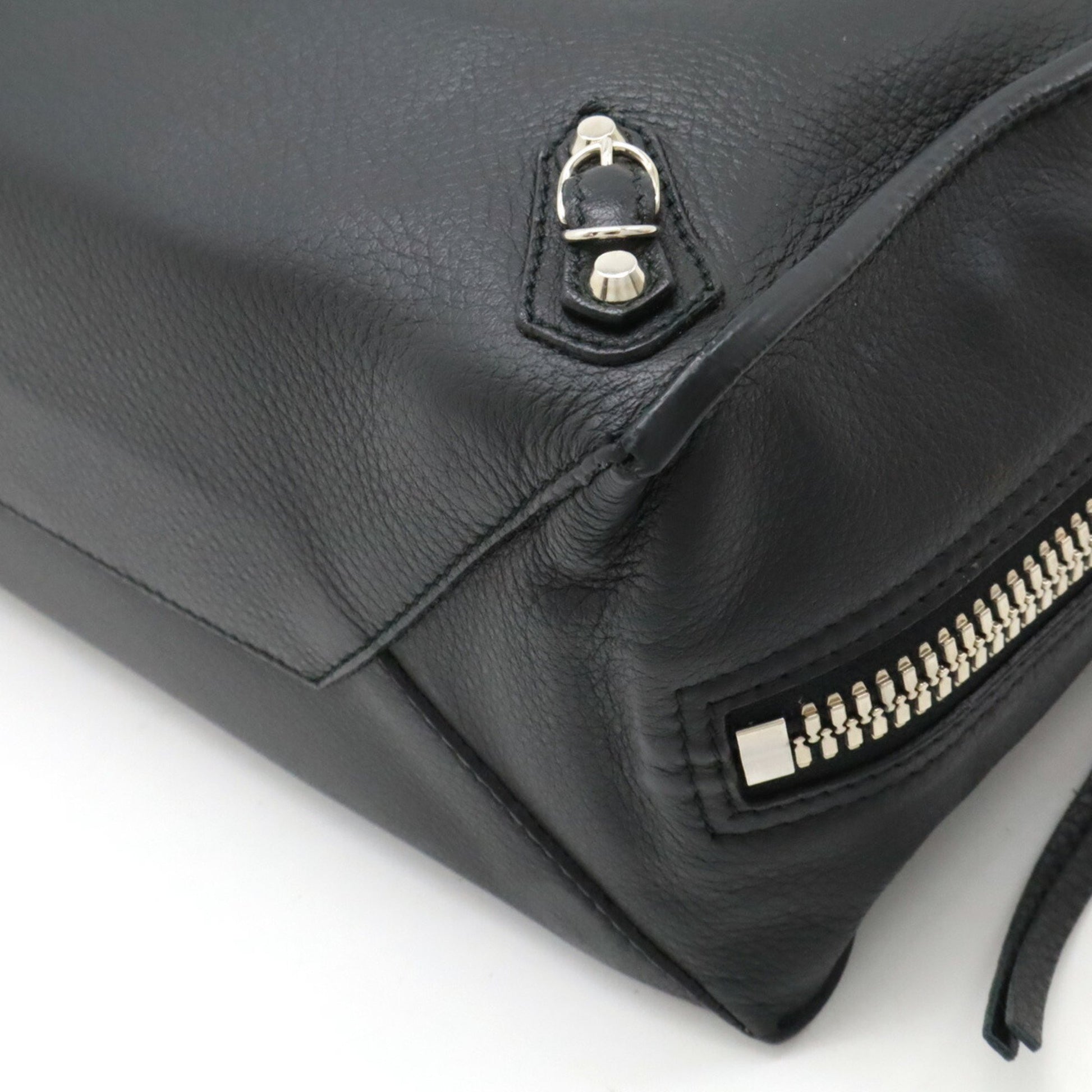 Balenciaga City, Black, Leather, handbag