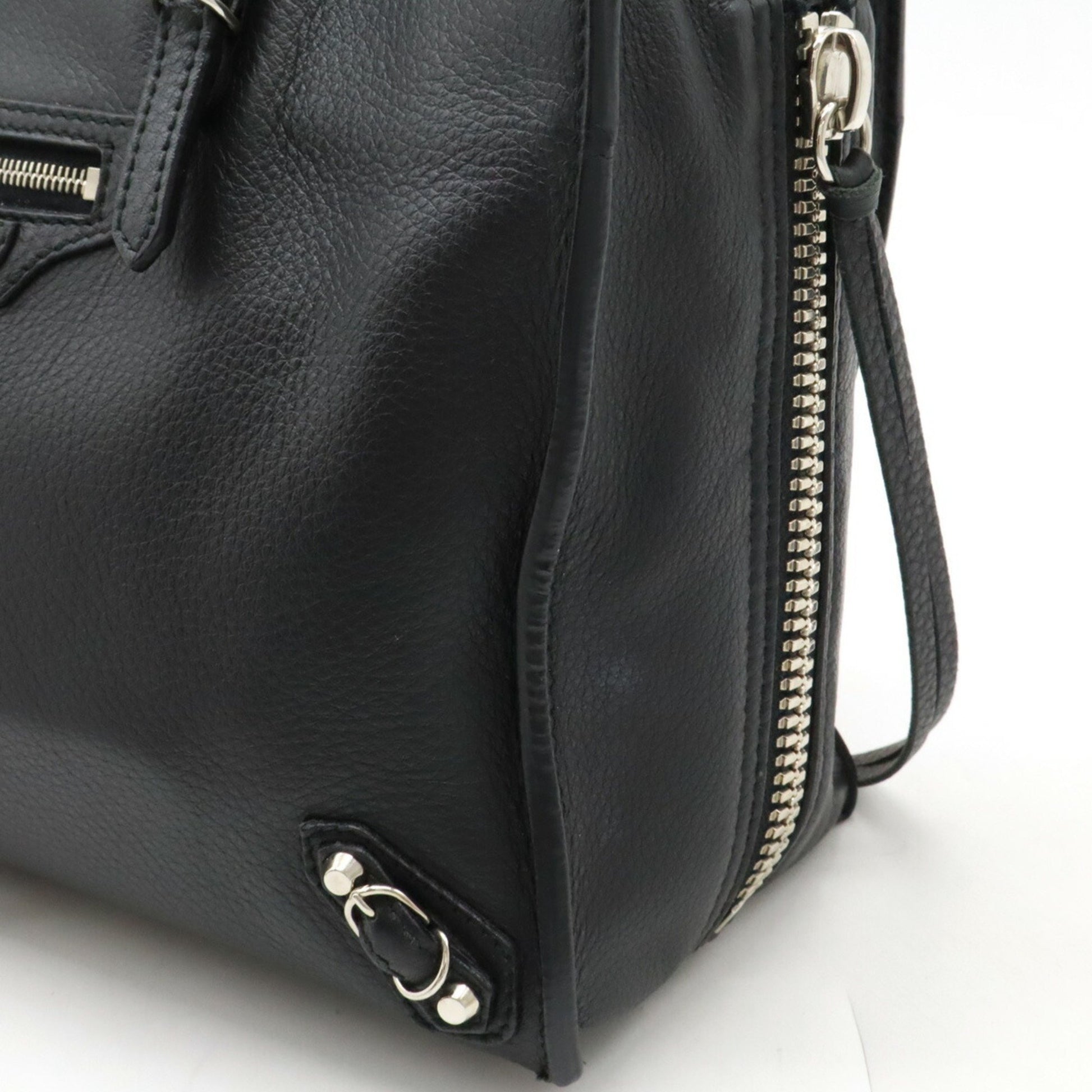 Balenciaga City, Black, Leather, handbag