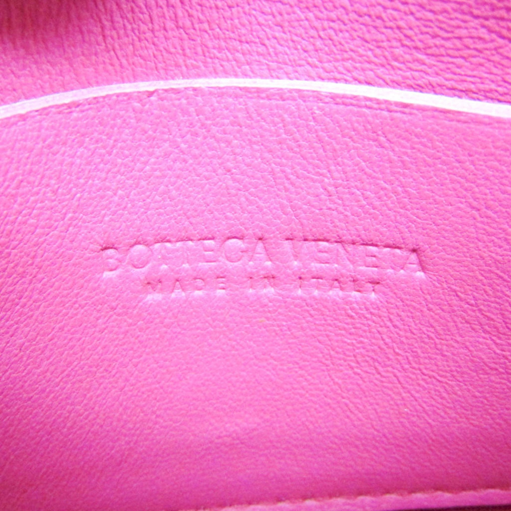 Bottega Veneta Cassette, Pink, Leather, shoulder