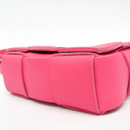Bottega Veneta Cassette, Pink, Leather, shoulder