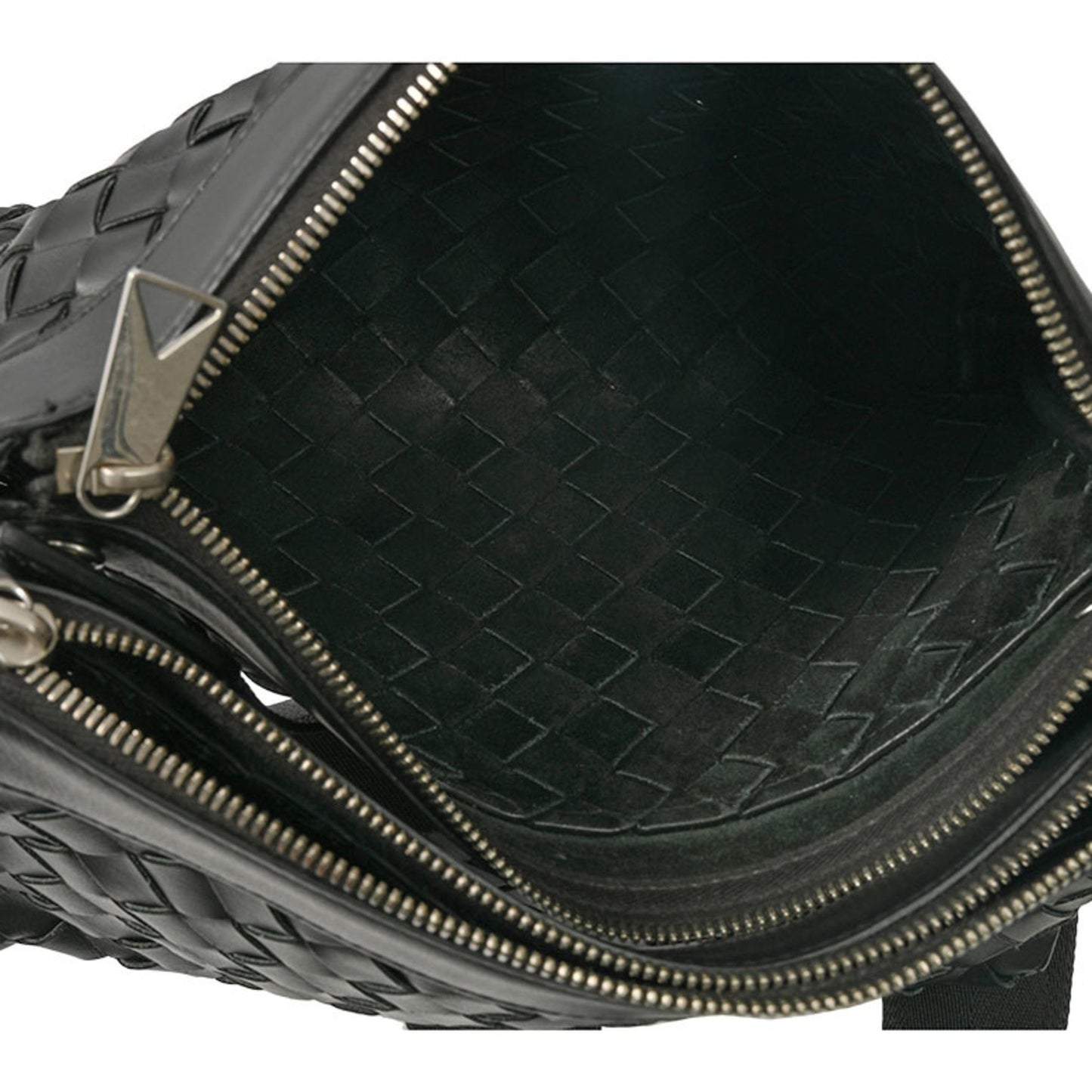 Bottega Veneta Intrecciato, Black, Leather, shoulder