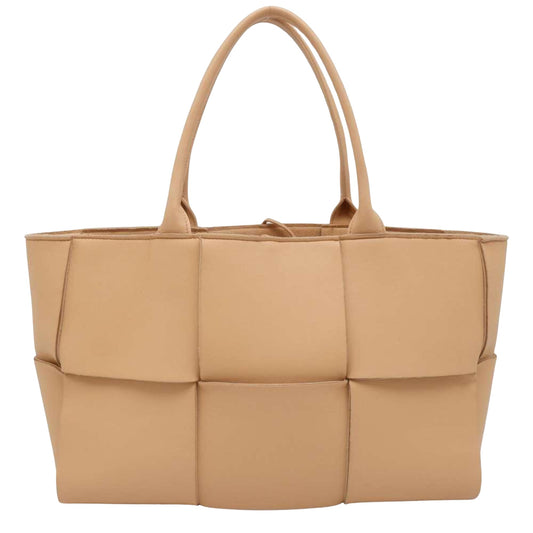 Bottega Veneta Arco, Beige, Leather, tote