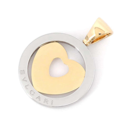 Bulgari Tondo, Silver, Yellow Gold, pendant