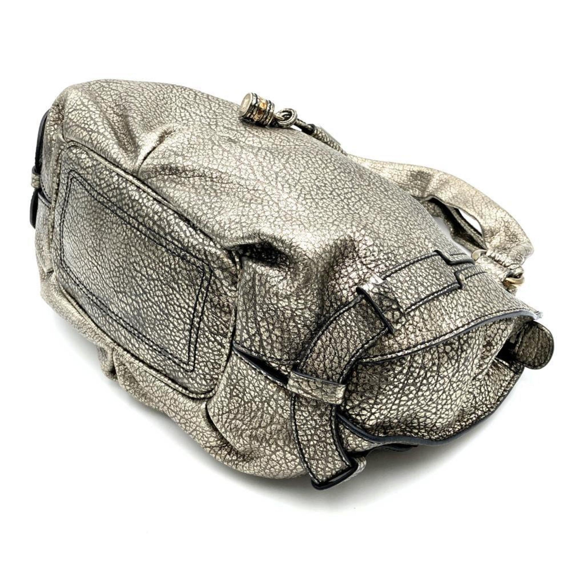 Céline Bittersweet, Silver, Leather, handbag