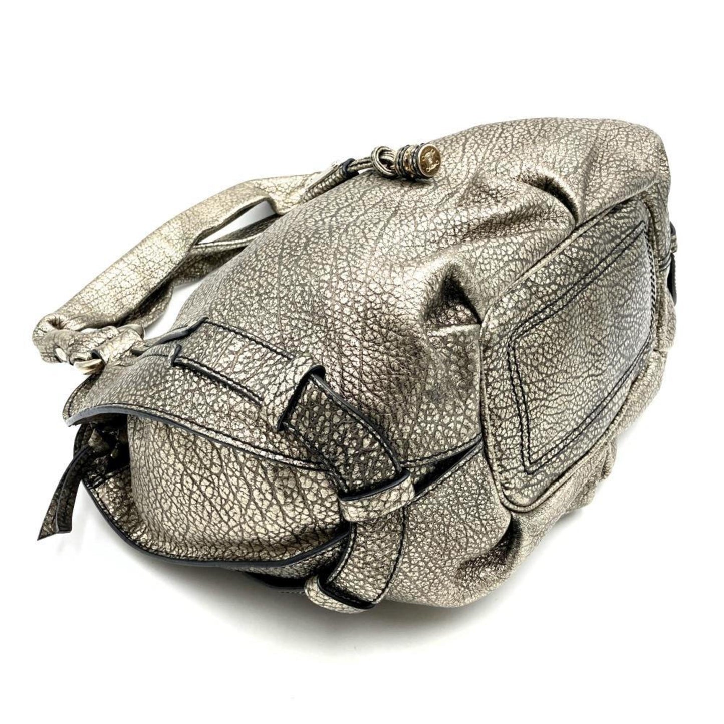 Céline Bittersweet, Silver, Leather, handbag