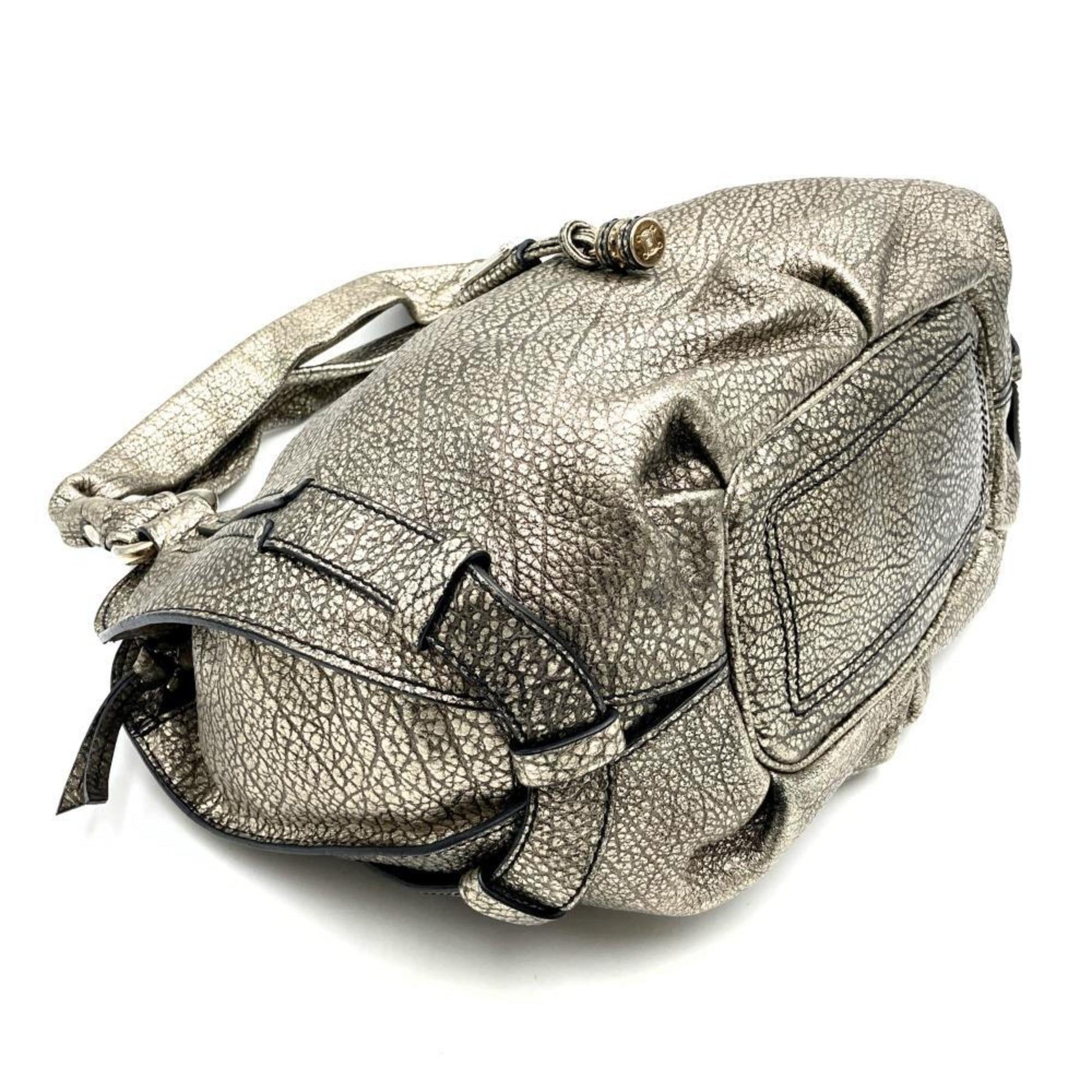 Céline Bittersweet, Silver, Leather, handbag