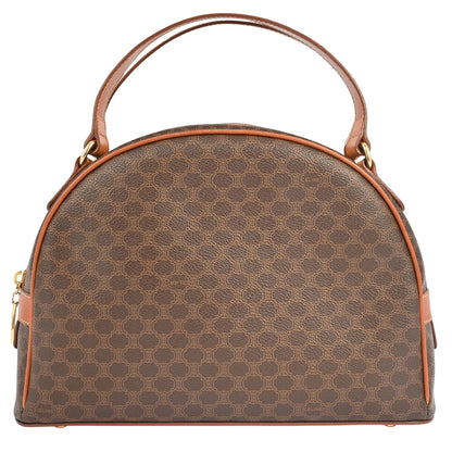Céline Macadam, Brown, Canvas, handbag