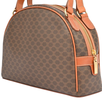 Céline Macadam, Brown, Canvas, handbag