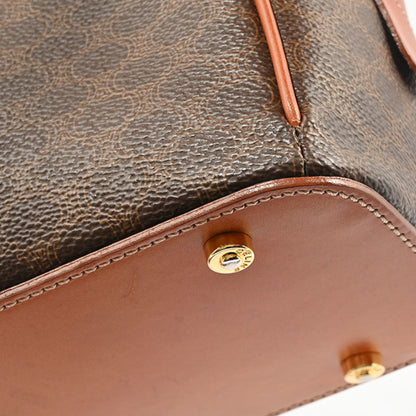 Céline Macadam, Brown, Canvas, handbag