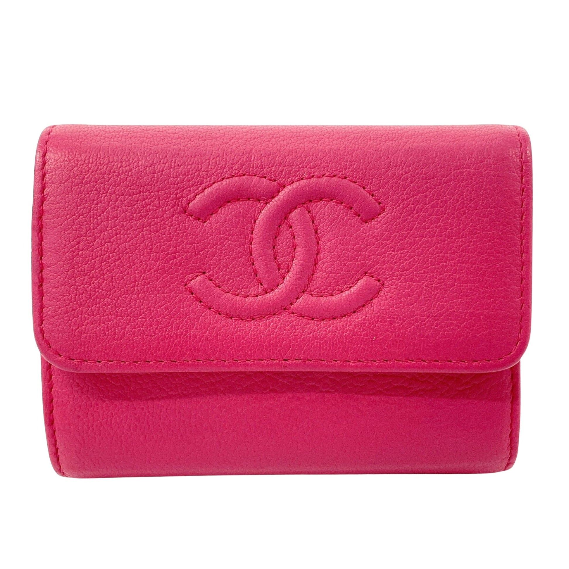 Chanel Chanel 19, Pink, Leather, wallet