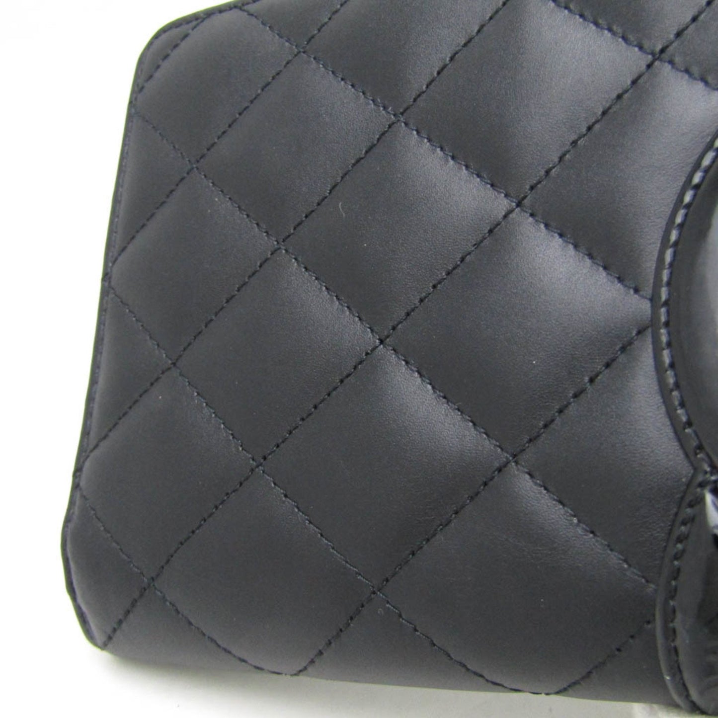 Chanel Cambon line, Black, Leather, wallet