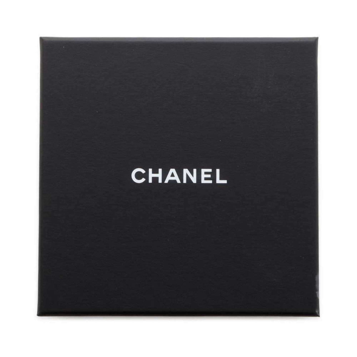 Chanel Logo CC, Black, Metal, necklace