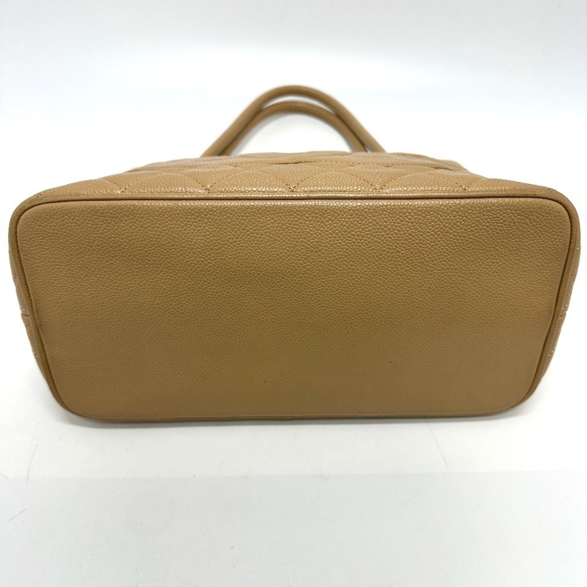 Chanel Shopping, Beige, Leather, tote