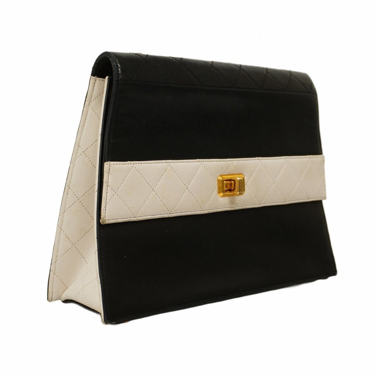 "Chanel 2,55", Black, Leather, shoulder