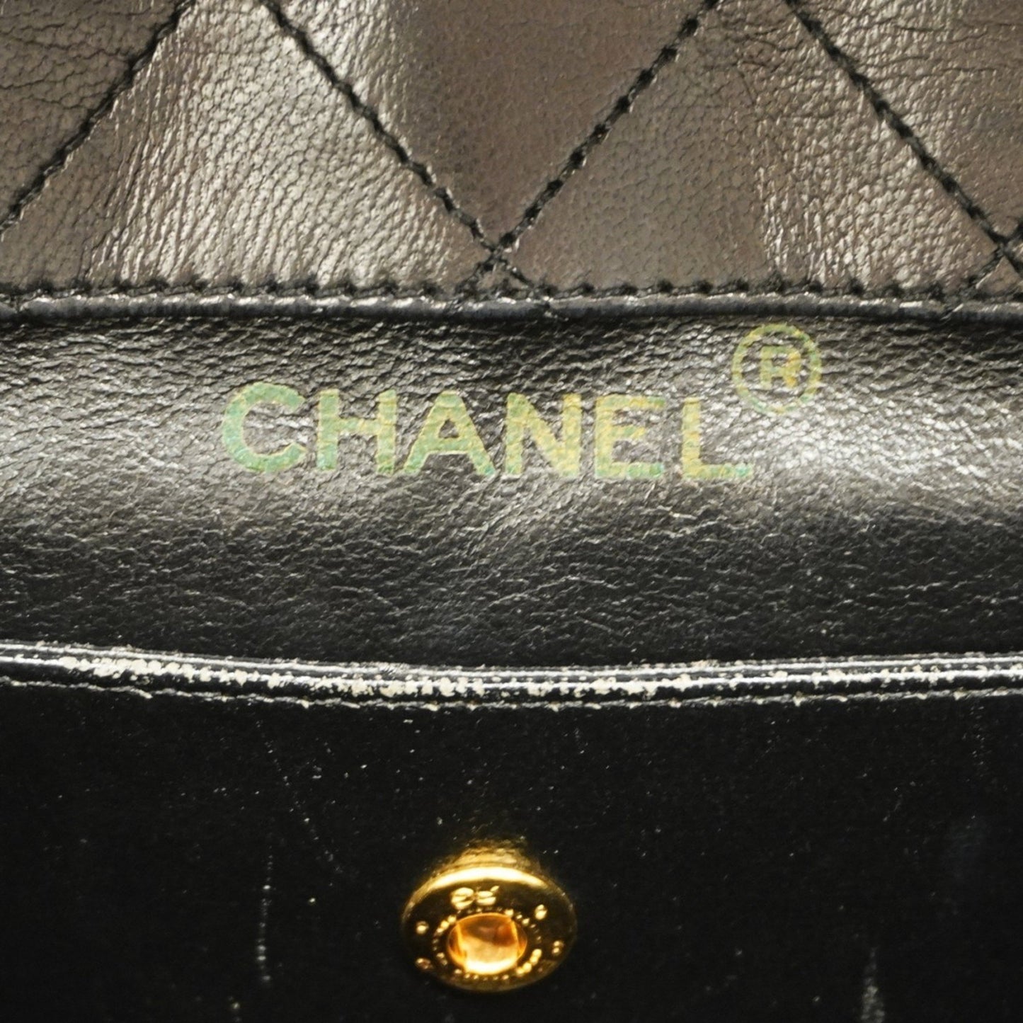 "Chanel 2,55", Black, Leather, shoulder