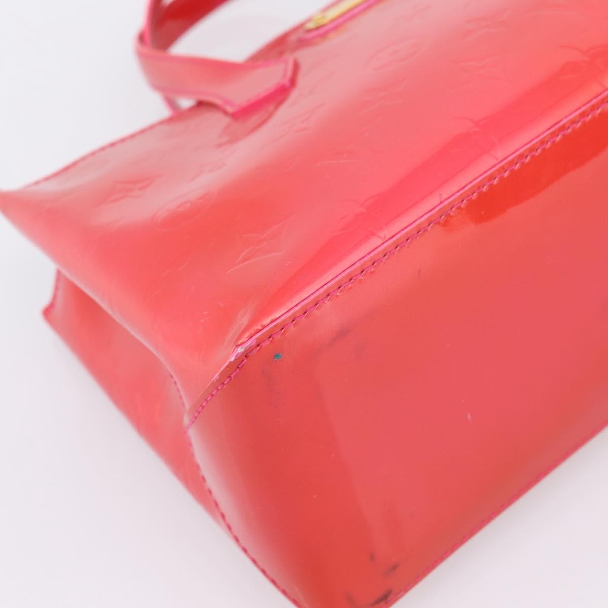 Louis Vuitton Wilshire Monogram Vernis, Pink, Patent Leather, Tote Bag