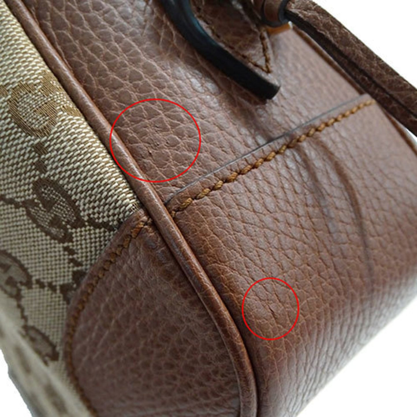 Gucci GG canvas, Brown, Canvas, shoulder