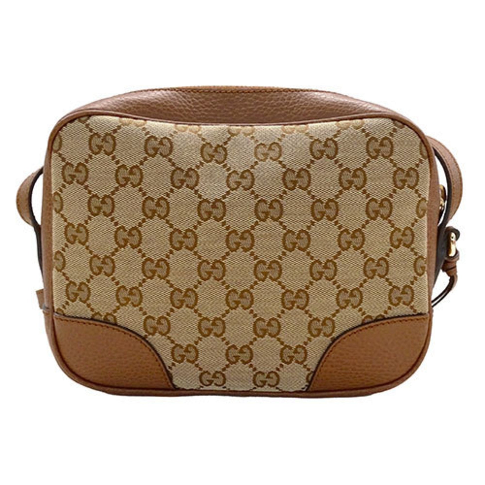 Gucci GG canvas, Brown, Canvas, shoulder