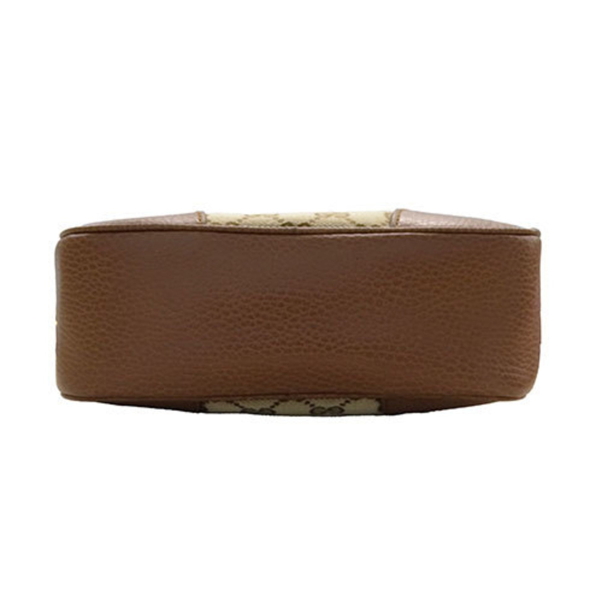 Gucci GG canvas, Brown, Canvas, shoulder