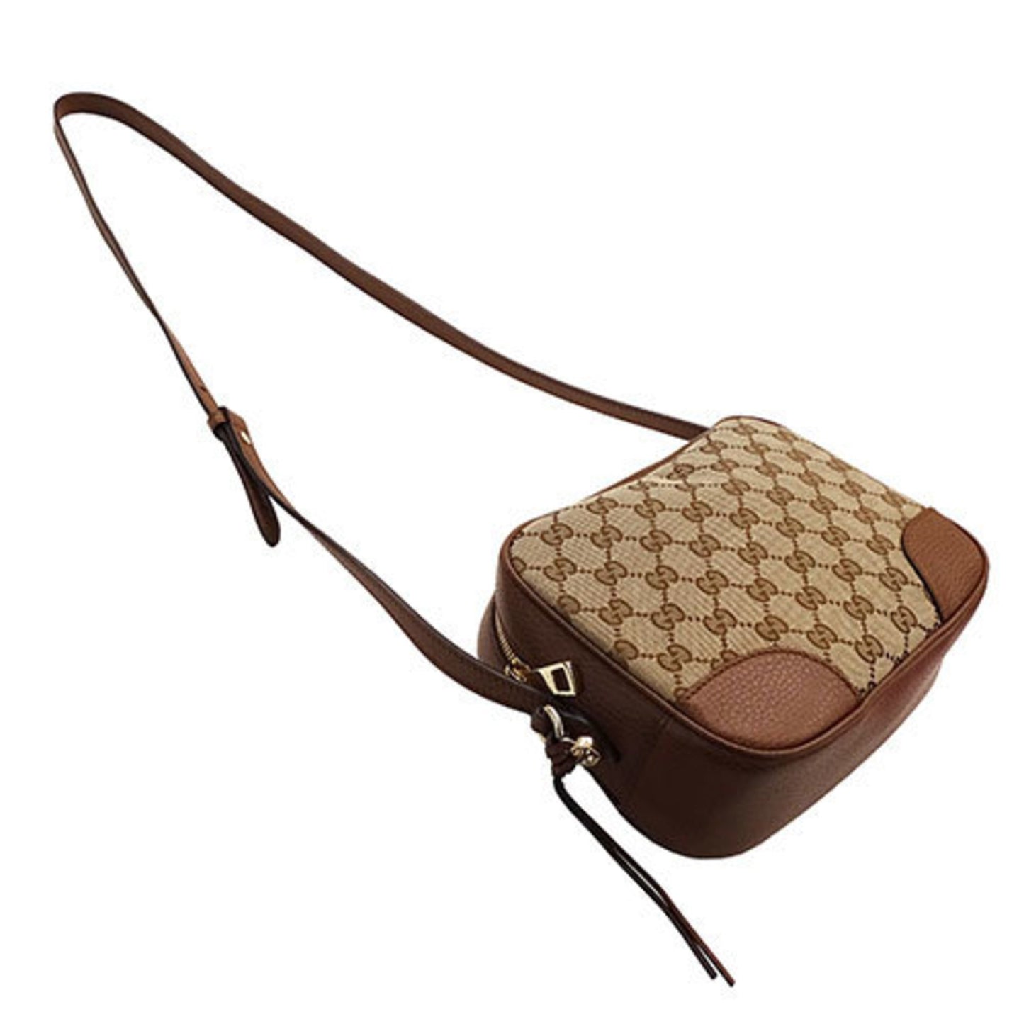Gucci GG canvas, Brown, Canvas, shoulder