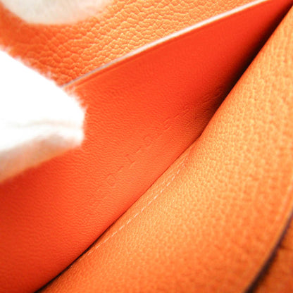 Hermès, Orange, Leather, wallet