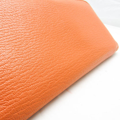 Hermès, Orange, Leather, wallet