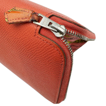 Hermès Silk'In, Red, Leather, wallet