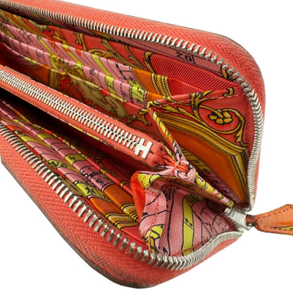 Hermès Silk'In, Red, Leather, wallet