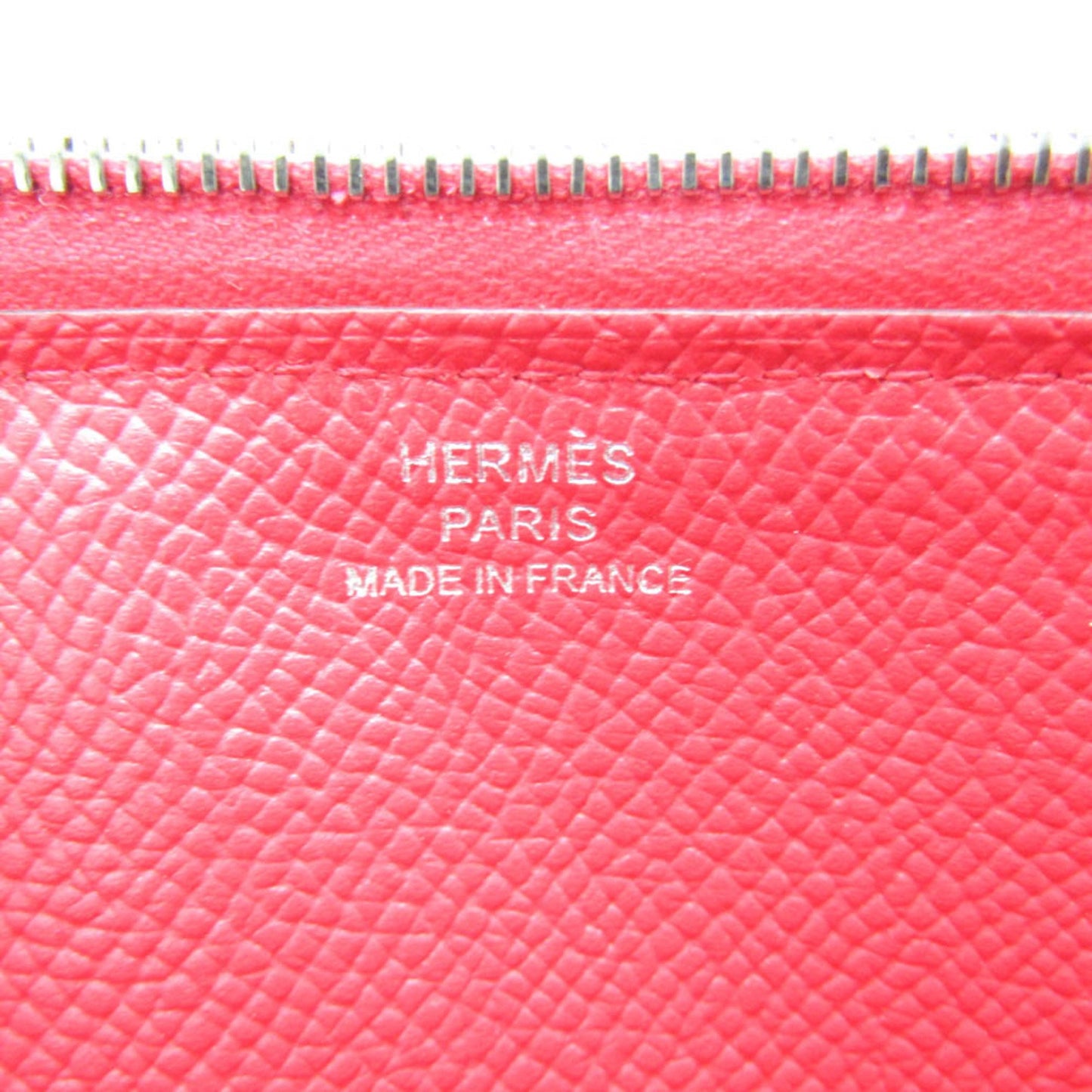 Hermès Azap, Pink, Leather, wallet