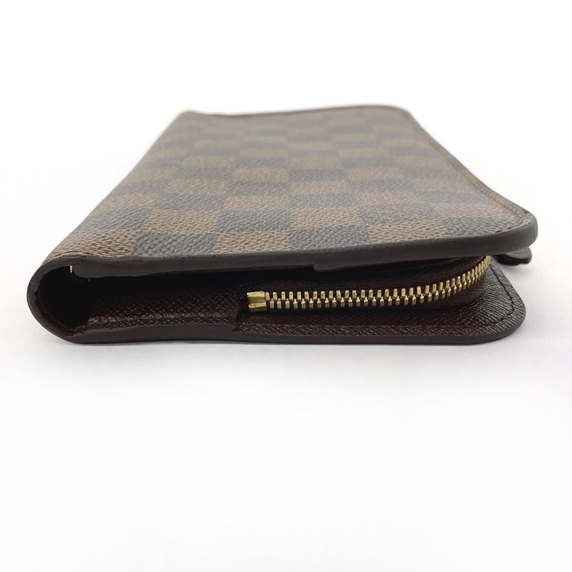 Louis Vuitton Insolite, Brown, Canvas, wallet