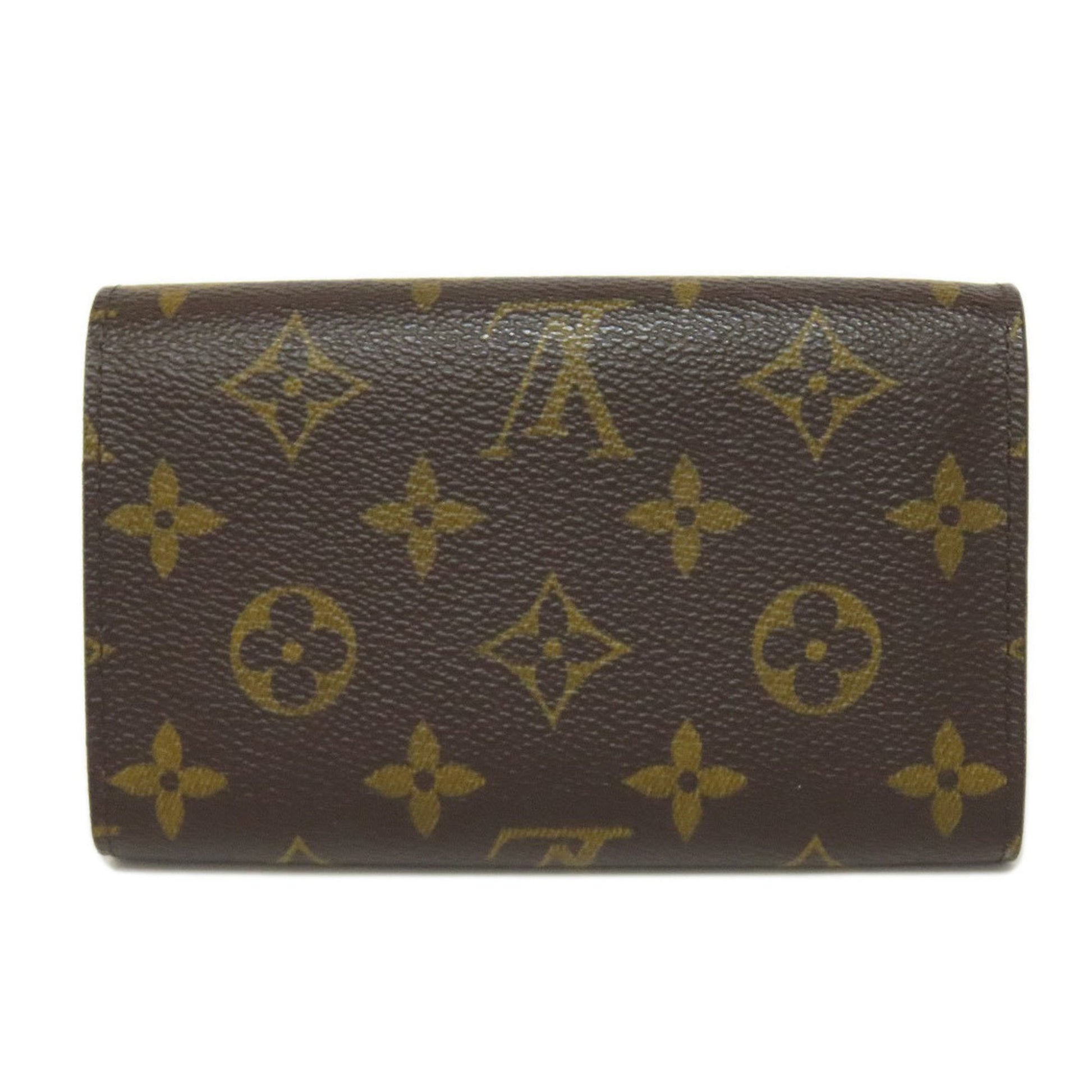 Louis Vuitton Porte tresor international, Brown, Canvas, wallet