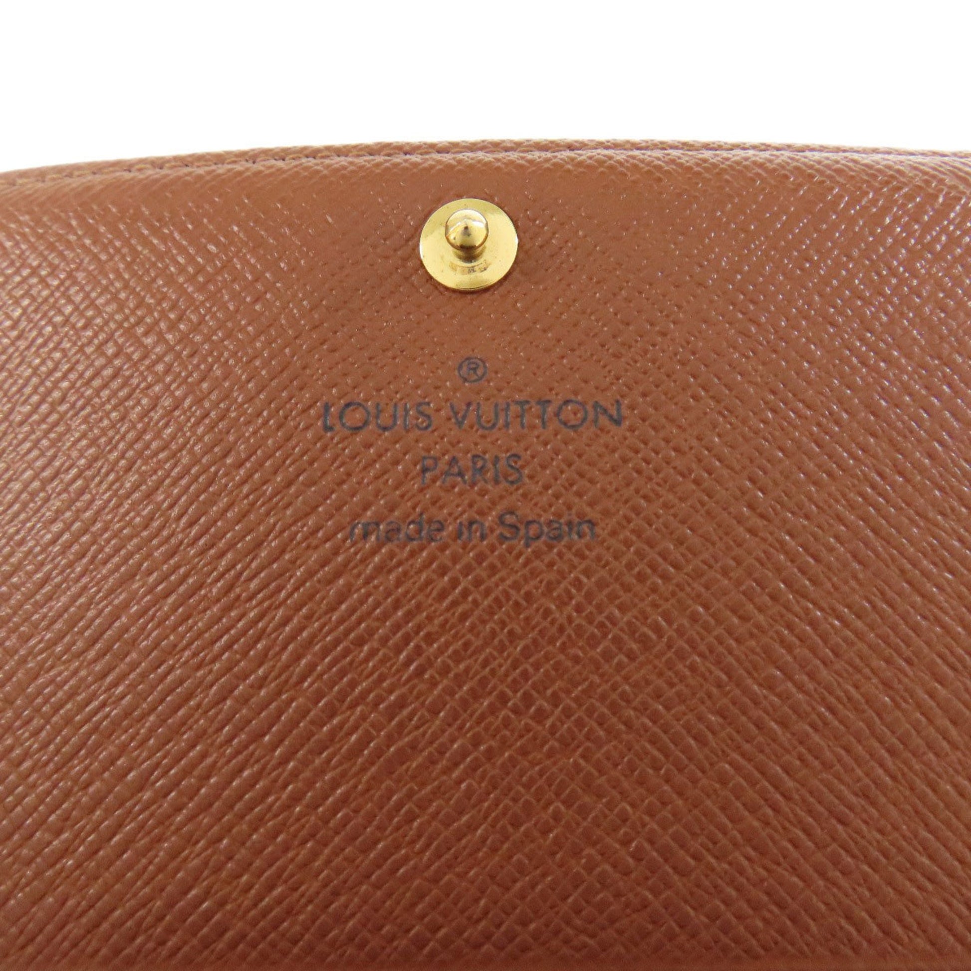 Louis Vuitton Porte tresor international, Brown, Canvas, wallet